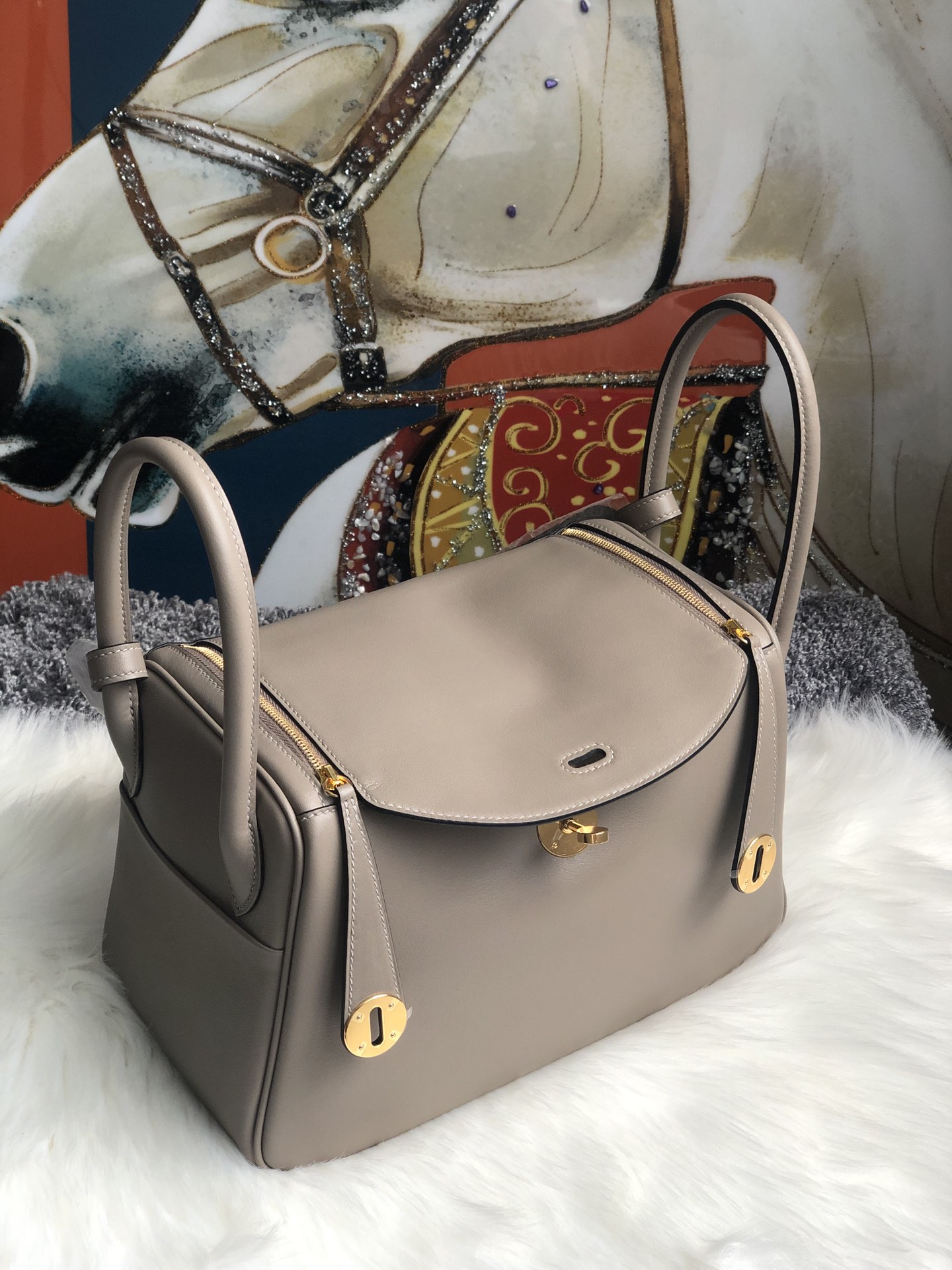 에르메스 린디백26 에토프 금장 스위프트